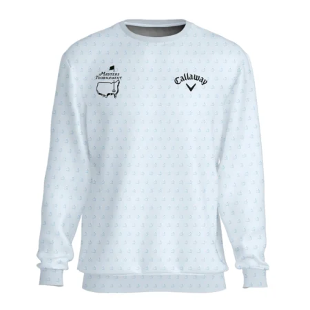 Pattern Masters Tournament Callaway Unisex Sweatshirt White Light Blue Color Pattern Logo  Sweatshirt