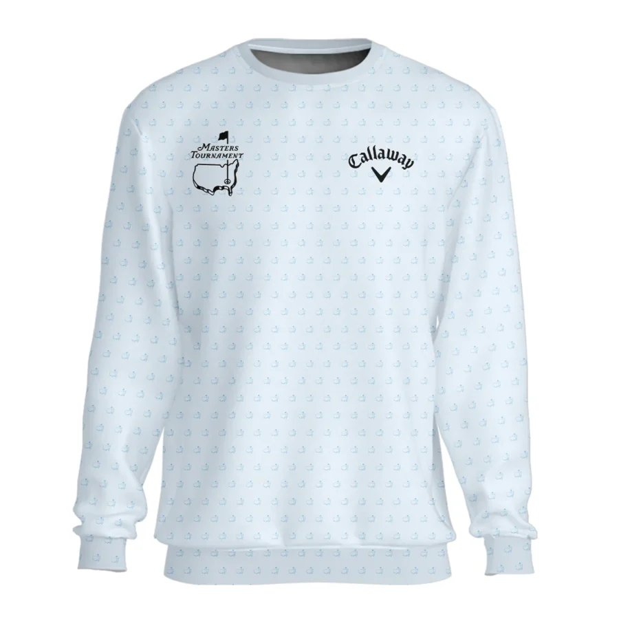 Pattern Masters Tournament Callaway Unisex Sweatshirt White Light Blue Color Pattern Logo  Sweatshirt