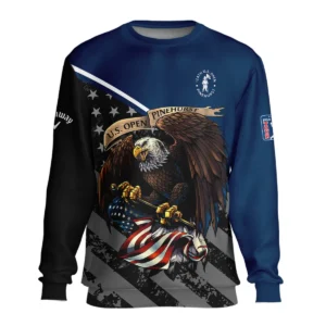 Special Version 124th U.S. Open Pinehurst Callaway Unisex T-Shirt Color Blue Eagle USA  T-Shirt