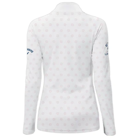 Golf Pattern 79th U.S. Women’s Open Lancaster Callaway Quarter-Zip Jacket White Color All Over Print Quarter-Zip Jacket