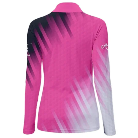 Golf 79th U.S. Women’s Open Lancaster Callaway Quarter-Zip Jacket Pink Color All Over Print Quarter-Zip Jacket