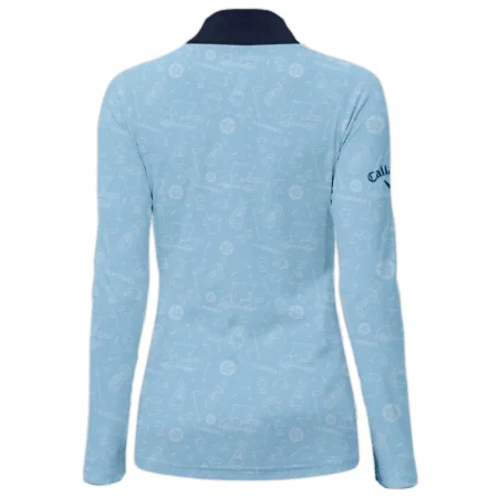 Golf Pattern Blue 79th U.S. Women’s Open Lancaster Callaway Quarter-Zip Jacket Golf Sport All Over Print Quarter-Zip Jacket