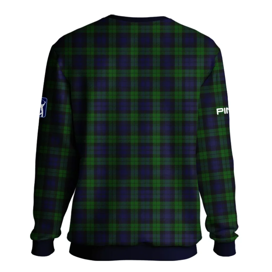 Masters Tournament Ping Golf Unisex Sweatshirt Sports Green Purple Black Watch Tartan Plaid All Over Print Sweatshirt