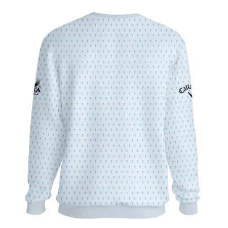 2024 PGA Championship Callaway Golf Unisex Sweatshirt Light Blue Pastel Golf Cup Pattern All Over Print Sweatshirt