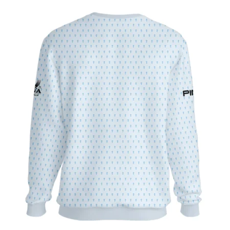 2024 PGA Championship Ping Golf Unisex Sweatshirt Light Blue Pastel Golf Cup Pattern All Over Print Sweatshirt