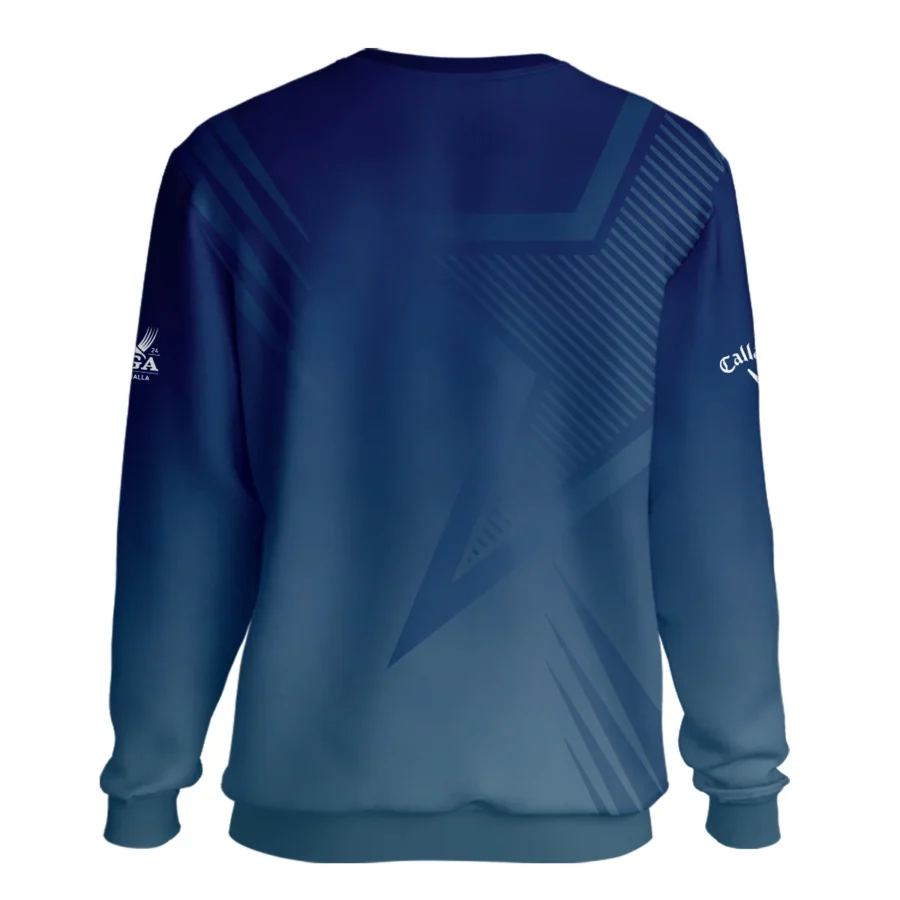 2024 PGA Championship Valhalla Golf Sport Callaway Unisex Sweatshirt Star Blue Gradient Straight Pattern Sweatshirt