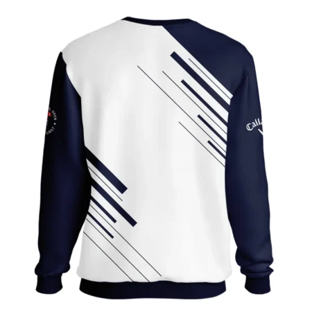 Callaway 124th U.S. Open Pinehurst Golf Unisex Sweatshirt Striped Pattern Dark Blue White All Over Print Sweatshirt