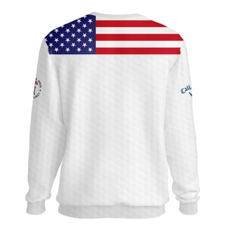 Callaway 124th U.S. Open Pinehurst Unisex Sweatshirt USA Flag Golf Pattern All Over Print Sweatshirt