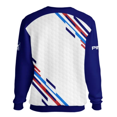 Golf Sport Ping 124th U.S. Open Pinehurst Unisex Sweatshirt Blue Red Golf Pattern White All Over Print Sweatshirt