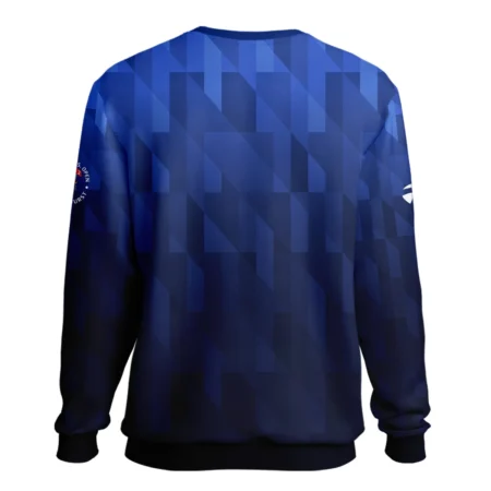 Taylor Made 124th U.S. Open Pinehurst Golf Sport Unisex Sweatshirt Blue Fabric Geometric Pattern  All Over Print Sweatshirt