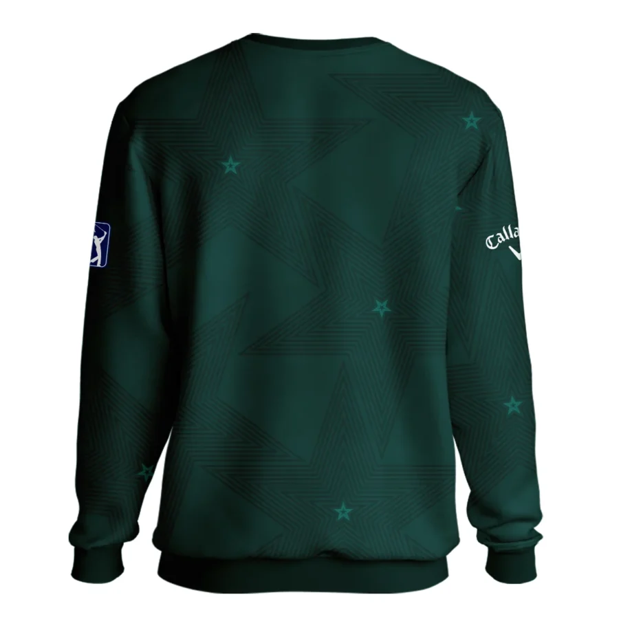 Golf Masters Tournament Callaway Unisex Sweatshirt Stars Dark Green Golf Sports All Over Print Sweatshirt