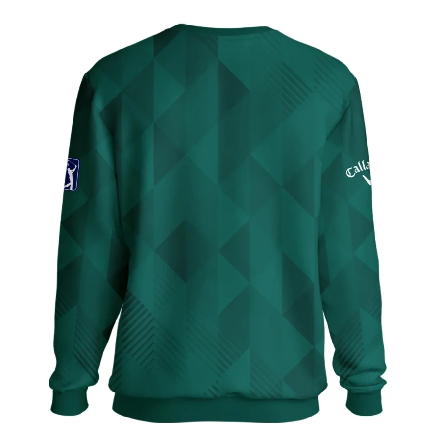 Masters Tournament Golf Callaway Unisex Sweatshirt Triangle Abstract Green Golf Sports All Over Print Sweatshirt