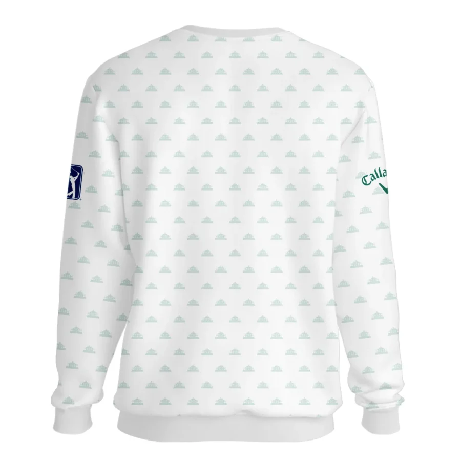 Golf Masters Tournament Callaway Unisex Sweatshirt Cup Pattern White Green Golf Sports All Over Print Sweatshirt