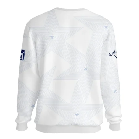 152nd The Open Championship Golf Callaway Unisex Sweatshirt Stars White Navy Golf Sports All Over Print Sweatshirt