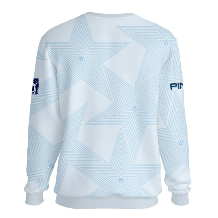 Golf 124th U.S. Open Pinehurst Ping Unisex Sweatshirt Stars Light Blue Golf Sports All Over Print Sweatshirt