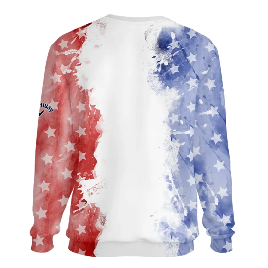 124th U.S. Open Pinehurst Special Version Callaway Unisex Sweatshirt Blue Red Watercolor Sweatshirt