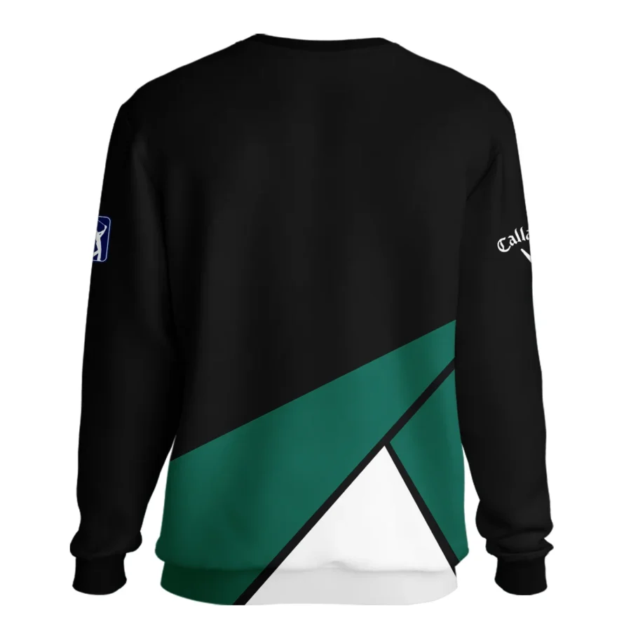 Golf Masters Tournament Callaway Unisex Sweatshirt Black And Green Golf Sports All Over Print Sweatshirt