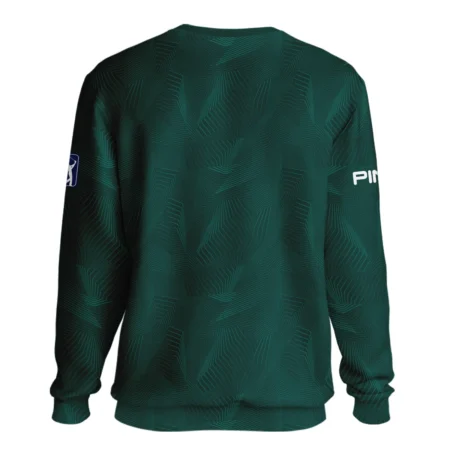 Abstract Pattern Lines Forest Green Masters Tournament Ping Unisex Sweatshirt Style Classic Sweatshirt