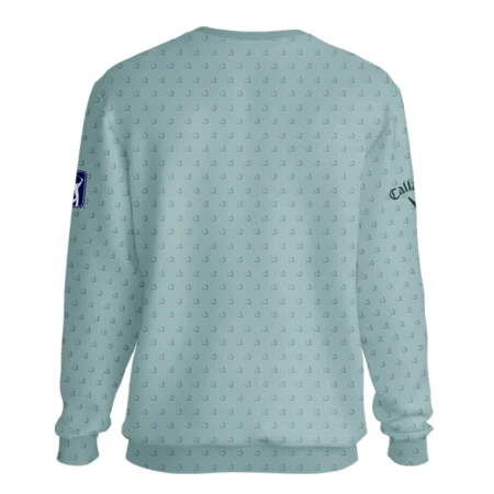 Golf Pattern Masters Tournament Callaway Unisex Sweatshirt Cyan Pattern All Over Print Sweatshirt