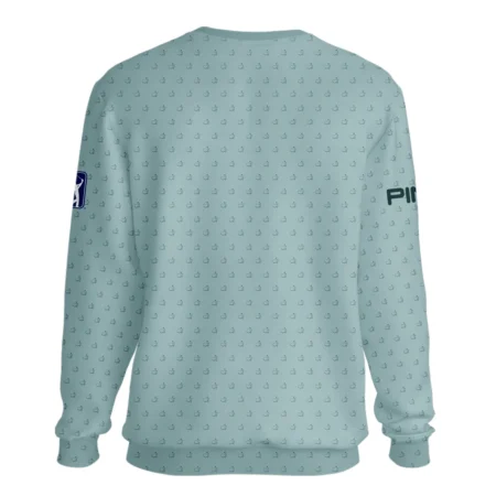 Golf Pattern Masters Tournament Ping Unisex Sweatshirt Cyan Pattern All Over Print Sweatshirt