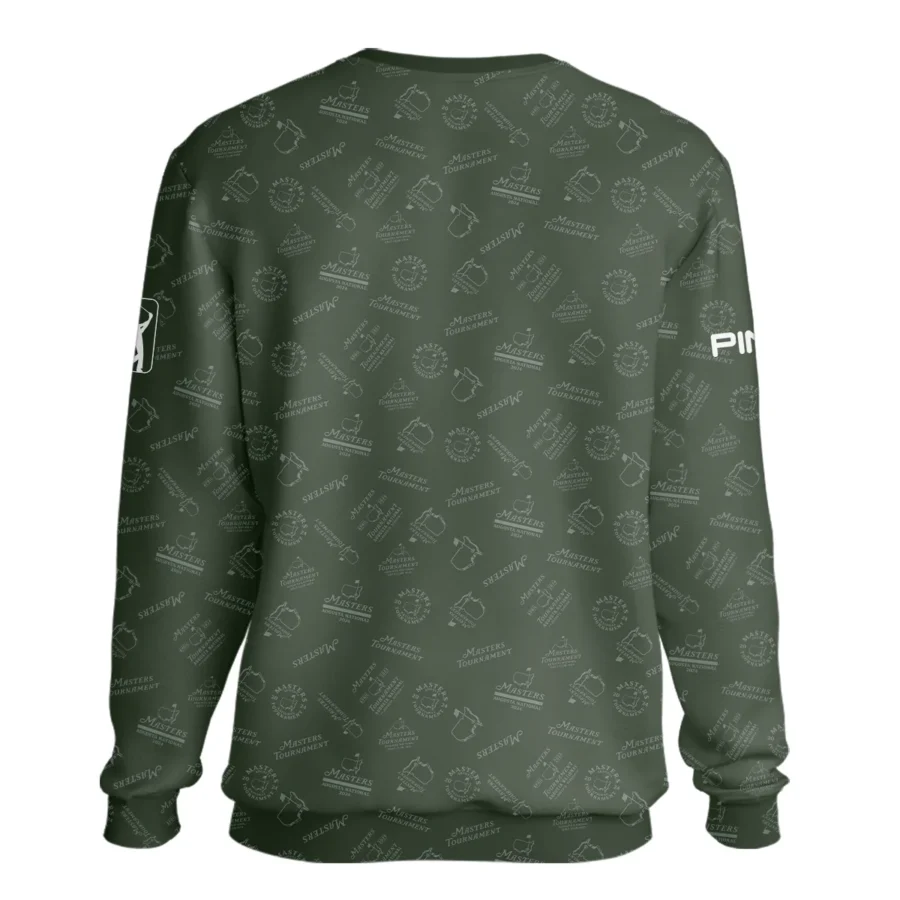 2024 Golf Pattern Masters Tournament Ping Unisex Sweatshirt Dark Green Pattern All Over Print Sweatshirt