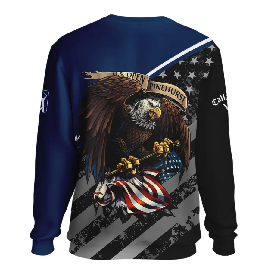 Special Version 124th U.S. Open Pinehurst Callaway Unisex Sweatshirt Color Blue Eagle USA  Sweatshirt