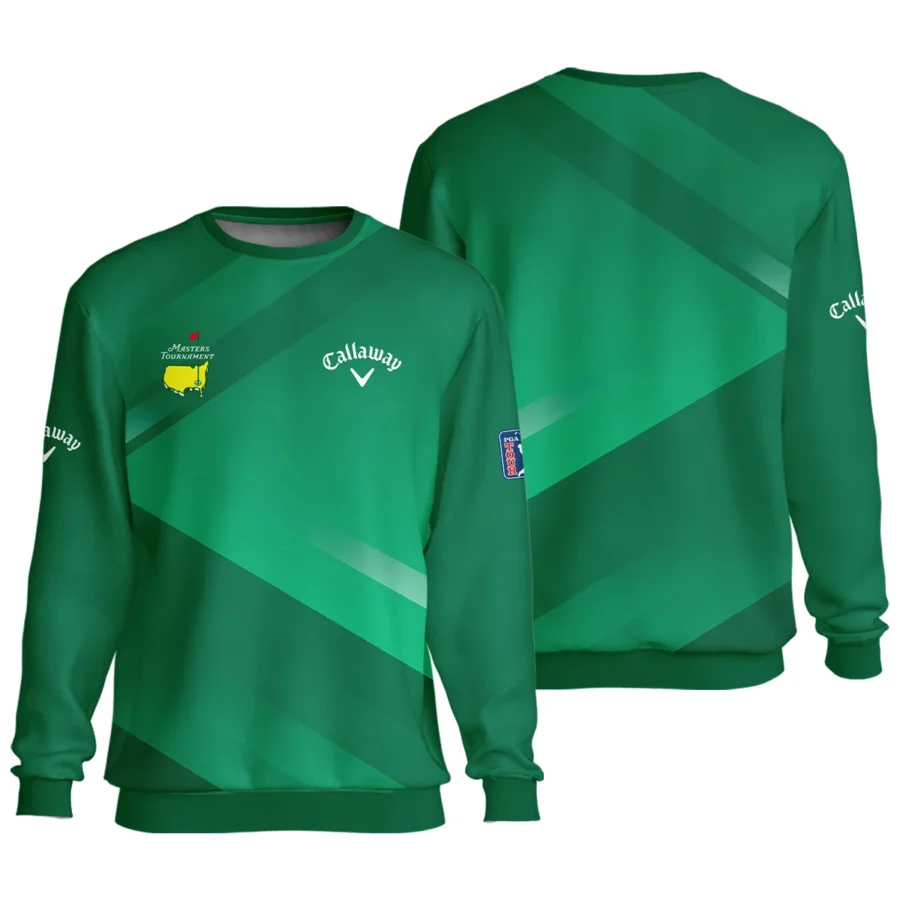 Callaway Masters Tournament Golf Unisex Sweatshirt Green Gradient Pattern Sports All Over Print Sweatshirt