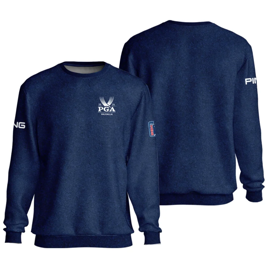 Special Version 2024 PGA Championship Valhalla Ping Unisex Sweatshirt Blue Paperboard Texture Sweatshirt