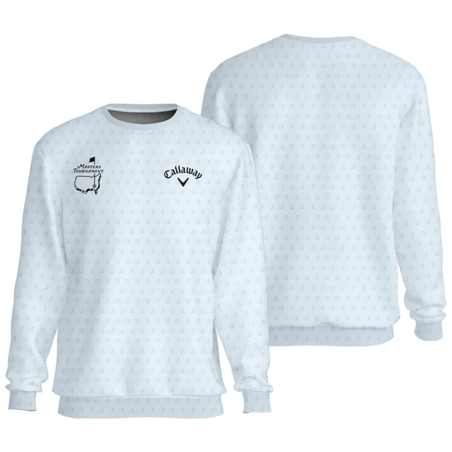 Pattern Masters Tournament Callaway Unisex Sweatshirt White Light Blue Color Pattern Logo  Sweatshirt