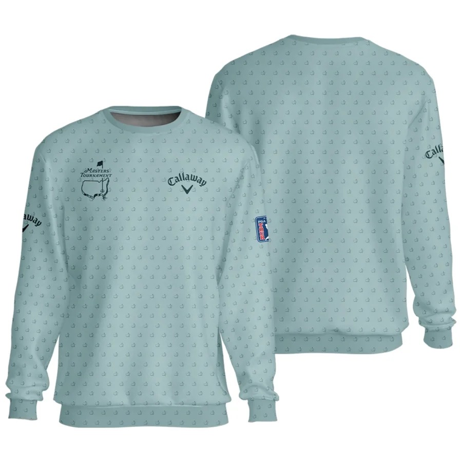 Golf Pattern Masters Tournament Callaway Unisex Sweatshirt Cyan Pattern All Over Print Sweatshirt