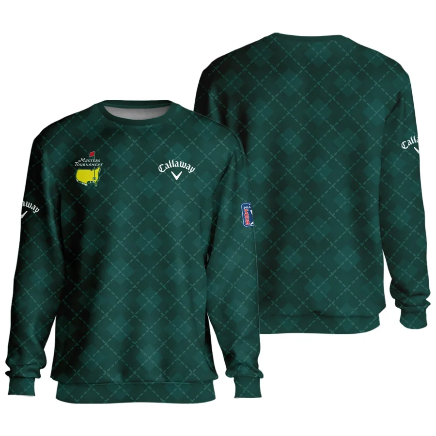 Golf Geometric Pattern Green Masters Tournament Callaway Unisex Sweatshirt Style Classic Sweatshirt