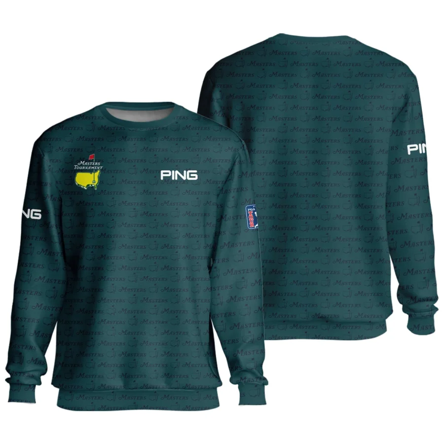 Pattern Dark Green Masters Tournament Ping Unisex Sweatshirt Color Green Sweatshirt