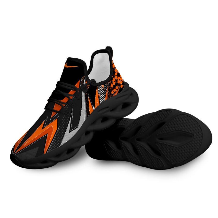Sport Max Soul Shoes Black Sole Nike Orange Style Classic Sneaker Gift For Fans