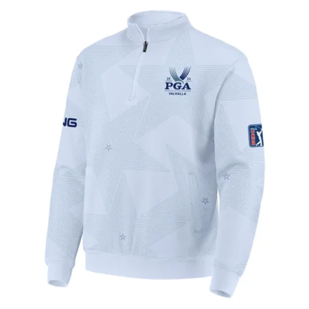 2024 PGA Championship Golf Sport Ping Quarter-Zip Jacket Sports Star Sripe Lavender Mist Quarter-Zip Jacket