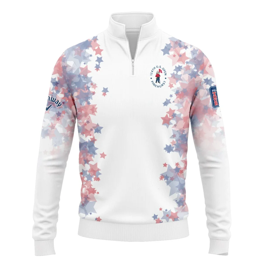 Special Version 124th U.S. Open Pinehurst Callaway Quarter-Zip Jacket Coloured Stars Quarter-Zip Jacket