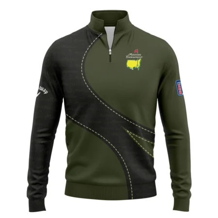 Pattern Military Green Masters Tournament Callaway Quarter-Zip Jacket Style Classic Quarter-Zip Jacket