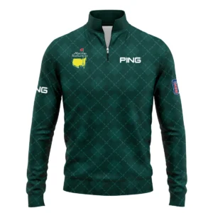 Golf Geometric Pattern Green Masters Tournament Ping Zipper Hoodie Shirt Style Classic Zipper Hoodie Shirt