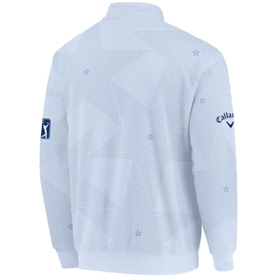 2024 PGA Championship Valhalla Golf Callaway Quarter-Zip Jacket Stars Lavender Mist Golf Sports All Over Print Quarter-Zip Jacket