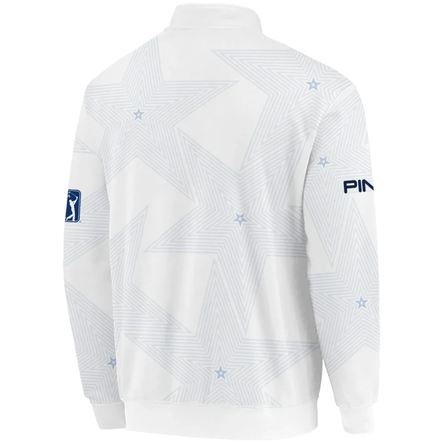 152nd The Open Championship Golf Ping Quarter-Zip Jacket Stars White Navy Golf Sports All Over Print Quarter-Zip Jacket