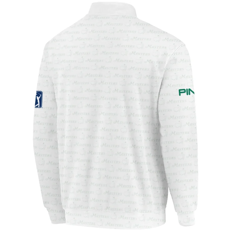 Pattern Masters Tournament Ping Quarter-Zip Jacket White Green Sport Love Clothing Quarter-Zip Jacket