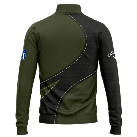 Pattern Military Green Masters Tournament Callaway Quarter-Zip Jacket Style Classic Quarter-Zip Jacket