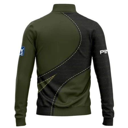 Pattern Military Green Masters Tournament Ping Quarter-Zip Jacket Style Classic Quarter-Zip Jacket