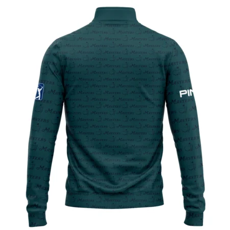 Pattern Dark Green Masters Tournament Ping Quarter-Zip Jacket Color Green Quarter-Zip Jacket