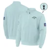 2024 PGA Championship Golf Sport Ping Quarter-Zip Jacket Sports Star Sripe Lavender Mist Quarter-Zip Jacket