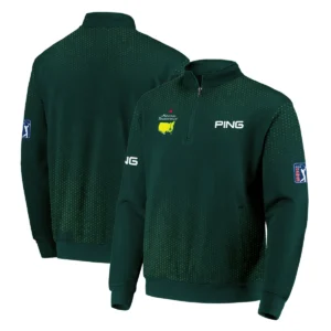 Masters Tournament Golf Sport Callaway Quarter-Zip Jacket Sports Triangle Abstract Green Quarter-Zip Jacket