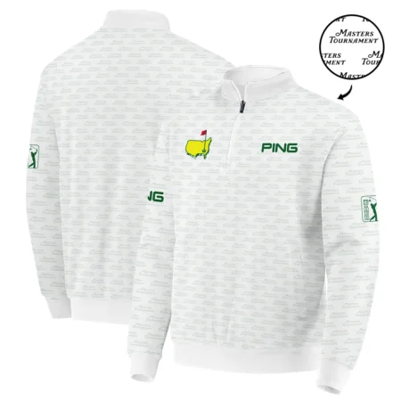 Masters Tournament Golf Ping Unisex Sweatshirt Logo Text Pattern White Green Golf Sports All Over Print Sweatshirt