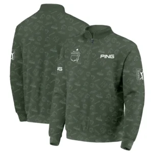 2024 Golf Pattern Masters Tournament Ping Hoodie Shirt Dark Green Pattern All Over Print Hoodie Shirt