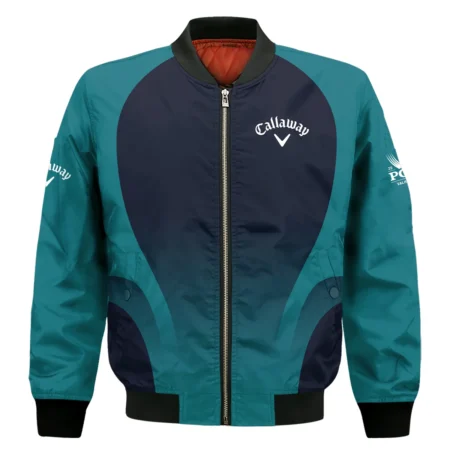 2024 PGA Championship Callaway Golf Bomber Jacket Dark Cyan Very Dark Blue Gradient Golf Sports All Over Print Bomber Jacket