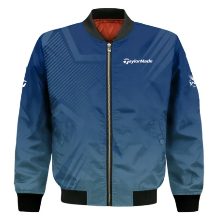 2024 PGA Championship Valhalla Golf Sport Taylor Made Bomber Jacket Star Blue Gradient Straight Pattern Bomber Jacket
