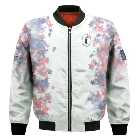 Special Version 124th U.S. Open Pinehurst Callaway Bomber Jacket Coloured Stars Bomber Jacket